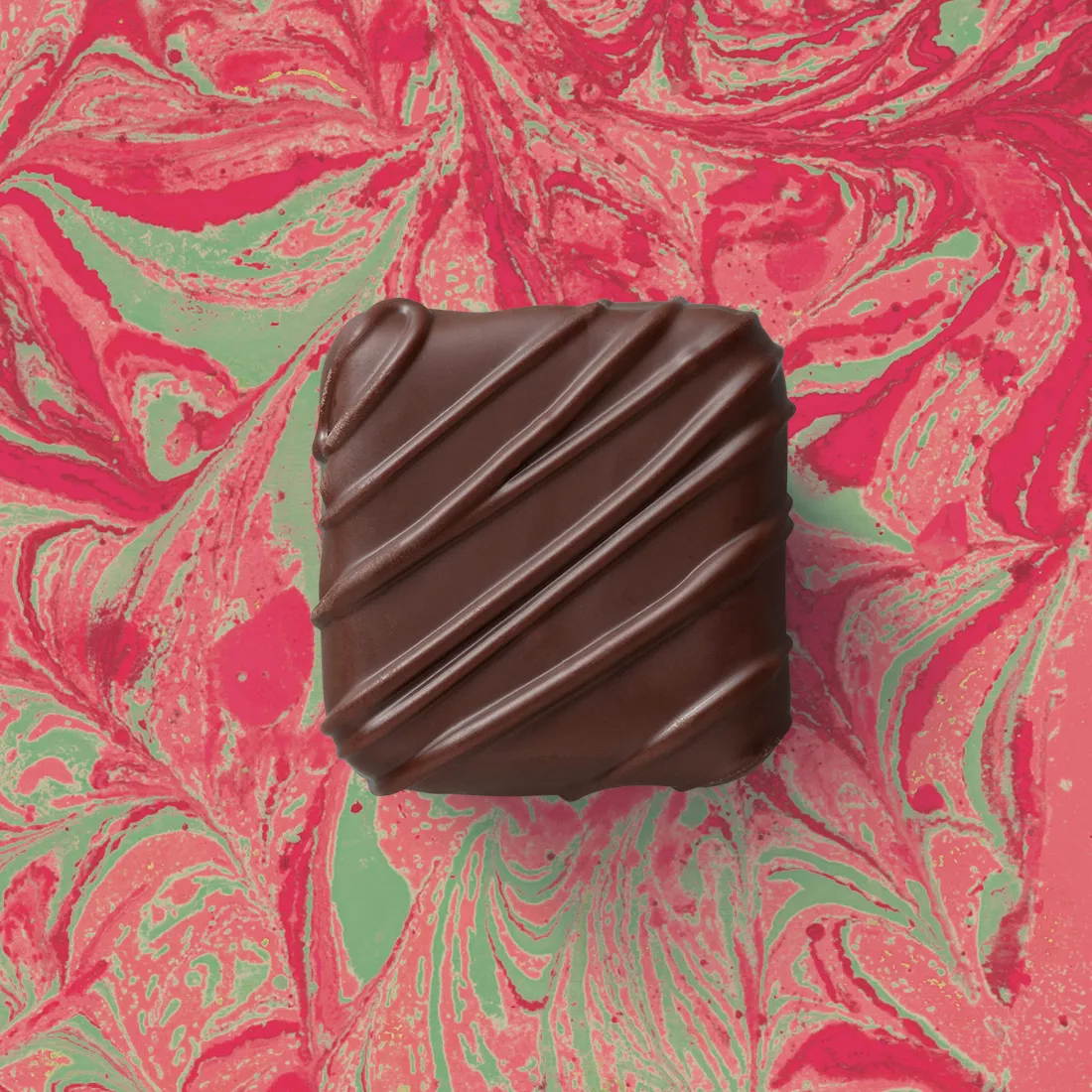 Marmor Rosa Grün Nussbitter Nougat Marmor Rosa Grün Nussbitter Nougat